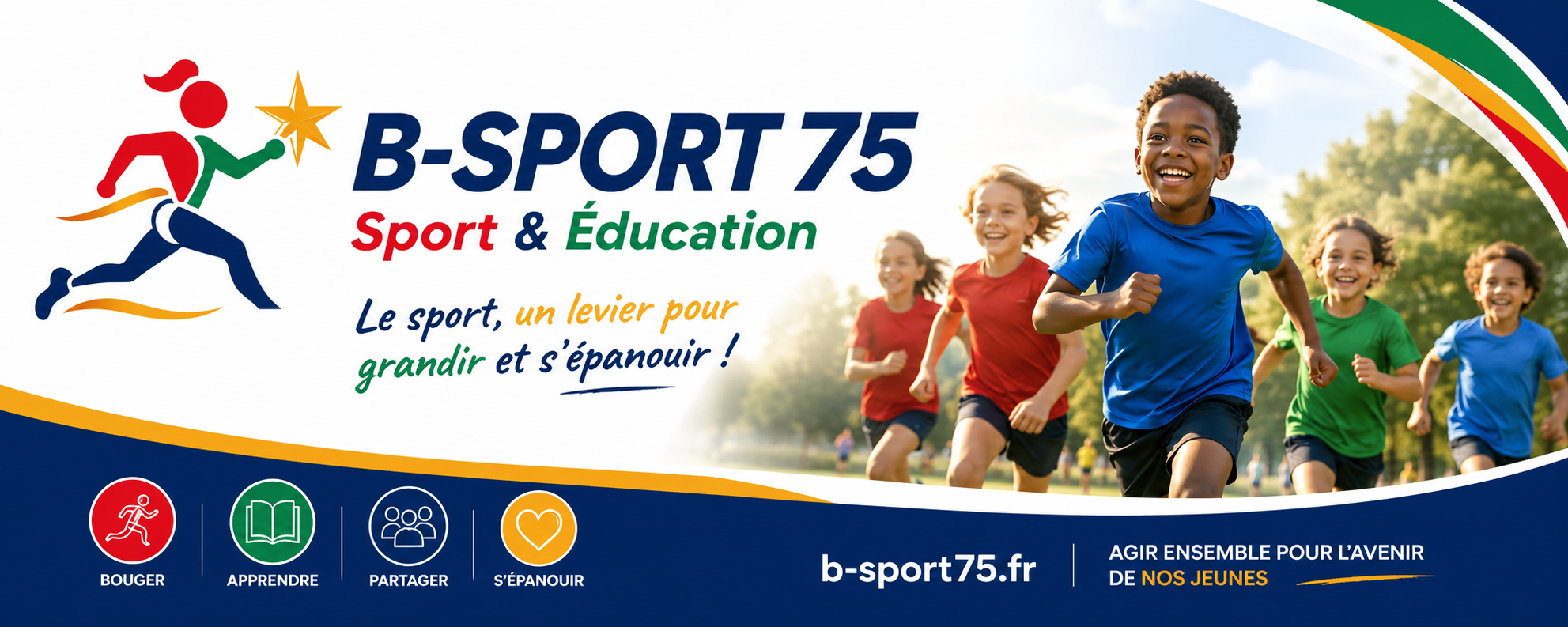 Jeune en activité athlétique